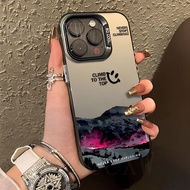 For Samsung S25 Ultra S25 Plus S24 FE A06 A16 A14 A15 A23 A70 Phone Case Cool Aurora Snow Mountain M