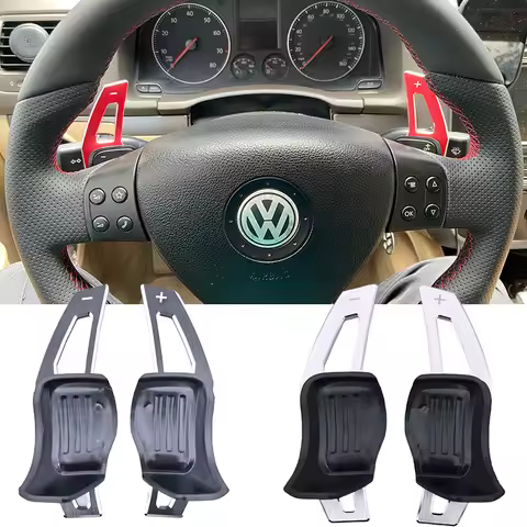 DSG Steering Wheel Paddle Extension Shift Cover For VW Golf 5 6 MK6 GTI R Jetta MK5 Passat B6 B7 CC