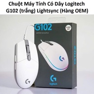Chuột Máy Tính Có Dây Logitech G102 (đen/ trắng) Lightsync (Hàng OEM)