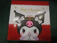 Kuromi 全新紫色杯碟一套