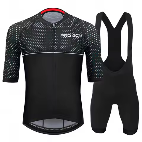 2023 PRO GCN Men Summer Cycling Clothing Sets Breathable Mountain Bike Cycling Clothes Ropa Ciclismo