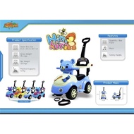 HIM HIM BEAR CHARACTER CHILDREN'S PUSH CAR