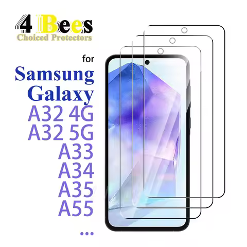 Tempered Glass For Samsung Galaxy A32 A33 A34 A35 A55 4G 5G Screen Protector Protective mica Cryatal