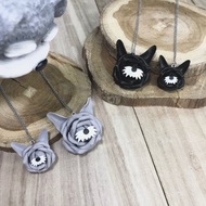 史納莎 x 皮革小玫瑰項鍊【雪納瑞】【史納瑞】【花】