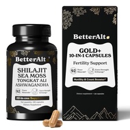 BetterAltGOLD+Shilajit,Ashwagandha&SeaMossCapsules|Lab-TestedforPurity|HelpsBoostEnergy&Immunity|2-M