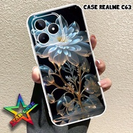 REALME C63 Case - REALME C63 Casing BATIK Motif - Thick Clear Premium Softcase - HP Silicone - Casin