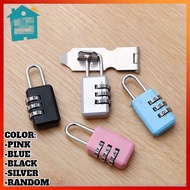 Zinc Alloy 3-Digit Number Lock Padlock Password Padlock for School Gym Locker Outdoor