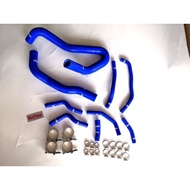 Honda Civic FD2.0 FD2 FD2R FG2 K20A K20 RedSuns Radiator Hose and Bypass with Clip and Clamp (BLUE) 