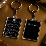 GANTUNGAN Keychain Death Note Anime Keychain for Motorcycle Keys Car/ and Other Keychains