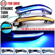2pcs Dynamic Turn Signal LED Light Side Mirror Indicator For BMW X1 F48 F49 X2 F39 1er F40 2er F45 F