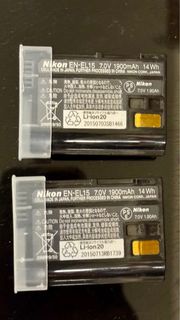 Nikon 正廠 EN-EL15 D500 D600 D610 D800 D810 D810A D7100 D7200相機電池 2粒