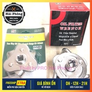 Oil filter opener with 3 round legs, 3 flat legs