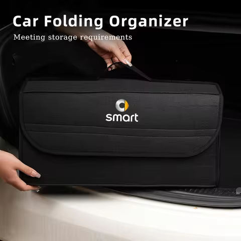 Car Trunk Organizer Bag Foldable Stowing Tidying Storage Box For Smart Fortwo 451 450 453 EQ Forfour