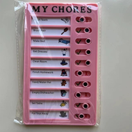 Task Planning Board ABS Material 20×12×0.5cm Office Supplies Removable Task Planning Table Plastic P