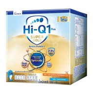 นมผง HiQ 1+ Supergold Synbiotiq 1650g ไฮคิว 1 พลัส ซูเปอร์โกลด์ ซินไบโอโพรเทก นมผงสำหรับเด็ก สูตร 3 รสจืด 1650กรัม