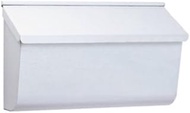 Gibraltar L4009WW0 Extra Large Galvanized Steel Wall Mount Mailbox, White