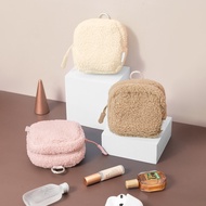 [ekax] Furry Small Square Bag|Furry Storage Lightweight Classified