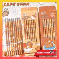 Korea Cute Capybara 1 box (8pcs) HB Pencil Drawing Pencil Stationery Gift set Painting pencil Pensil