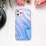 iPhone / Samsung 冰冷之河雲石紋 半包硬殼 手機殼【客製】
