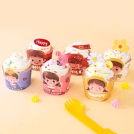 Cute Cupcake Paper Cup Muffin Paper Cup Children Paper Cup Birthday Cupcake Paper Cup