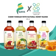 [EXPIRY 2026/2027] SURYA Apple Cider Vinegar / Pomegranate / Guava / Yuzu Cider Vinegar 450ml Apple 