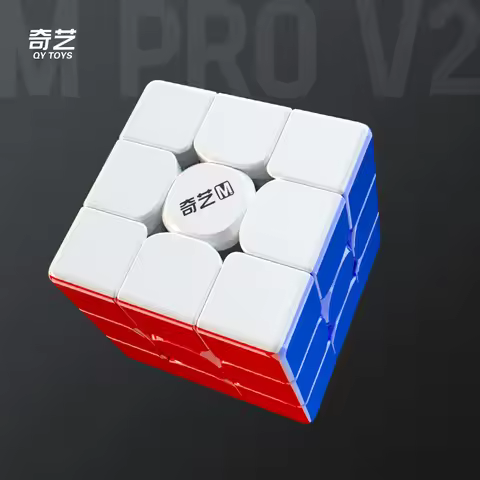 QiYi M Pro V2 3x3 UV coated Maglev Stress Relief Puzzle 3x3x3 Racing Magic Cube Positioning Speed Ga