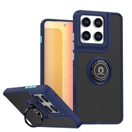 Shockproof Casing For Motorola Moto G86 G56 5G Translucent Frosted Cover with Rotatable Ring Stand T