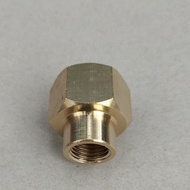 Internal thread sleeve 21mm-17mm (step connection 21mm-17mm) brass