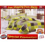 4 In 1 Queen size fitted bedsheet Bed Sheet Queen/床单/Cadar Queen Bed Sheet Queen/Queen Bedsheet/(JQ)