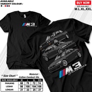 KATUN Mall inline badgeGILAN Unisex Distro T-Shirt with BMW E30 E46 E92 M3 Generation 30s Combed Cot