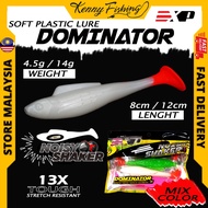 EXP DOMINATOR Diver 08 & 12 Soft Plastic Lure SP 8cm 12cm Rattle Sound Noisy Shaker Wave Ball Bearin