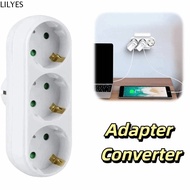 LILYES Adapter Converter, 1 to 2 Way 16 A 250 V AC Outlet Conversion Socket, Socket Adapter Safety D