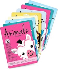masque BAR Pretty Animalz Facial Sheet Masks, Fun & Unique Skincare Face Mask with Animal Character 