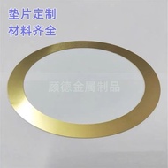 H62 Brass Gasket H65 Brass Gasket Ultra-Thin Round Brass Gasket Processable Customized Flake