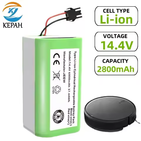 14.8V 6800mAh Li-ion Battery Compatible with Eufy RoboVac 11 11S 15C 15T 12 30 35C Conga 990 1090 11