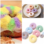 Colorful Cold Sugar 250g HALAL Mint Donut Sugar/ Dusting Sugar Donut REPACK