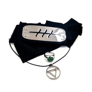 Naruto Hidan Headband Ring Necklace Kit Akatsuki Organization Hidan Cosplay