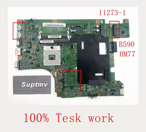 Suptmv Suitable for Lenovo Ideapad B590 Laptop Motherboard 11273-1 SLJ8C DDR3 Test Normal