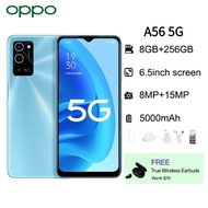 OPPO A56 5G Smartphone Original 8+256GB Android Cellphone 6.5" IPS LCD Screen 5000mAh Gaming Phon|1-year seller warranty