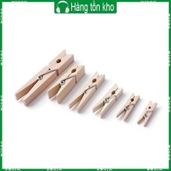 WIN 50pcs 25-72MM Natural  Clothes Photo Paper Peg Clothespin Craft Clips
