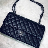 ｜Chanel 黑銀荔枝CF25｜