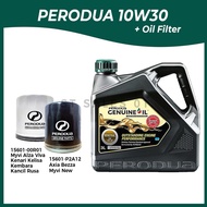70011007 Perodua 10W30 Mineral Genuine Engine Oil (3 Liter) Kancil Kelisa Kenari Axia Viva Alza Bezz