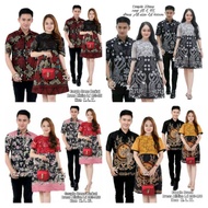 -|| baju couple dress batik brokat pesta kondangan mewah