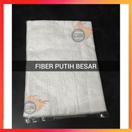 REMPIT Fiber Putih Exhaust Besar (43CM x 30CM) / Fiber Glass Fiberglass MUFFLER FIBER GLASS PUTIH FI