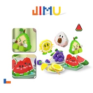 JIMU 6-IN-1 Fruit Block Sets Cute and Creative Fruit Series Building Block Party Set Block Toys Fun 