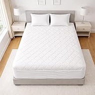 Continental Bedding Premium Quilted Fitted Mattress Protector Pad Sheets - 300 Thread Count - Super 
