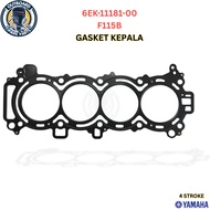 6EK-11181-00 GASKET HEAD UNTUK YAMAHA OUTBOARD (CRANKCASE) ENJIN 4-STROKE F115B