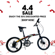 FOLDING BIKE TRINX	BLK/ORANGE 20