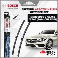 Bosch Wiper Set for Mercedes Benz C-Class W205 | OE Premium Car Windscreen Wiper (A844S)