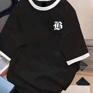 Urban Style Bigsize T-shirt Men Women unisex Jumbo XL 2XL 3XL 4XL 5XL Tshirt Harajuku Simple Logo B 